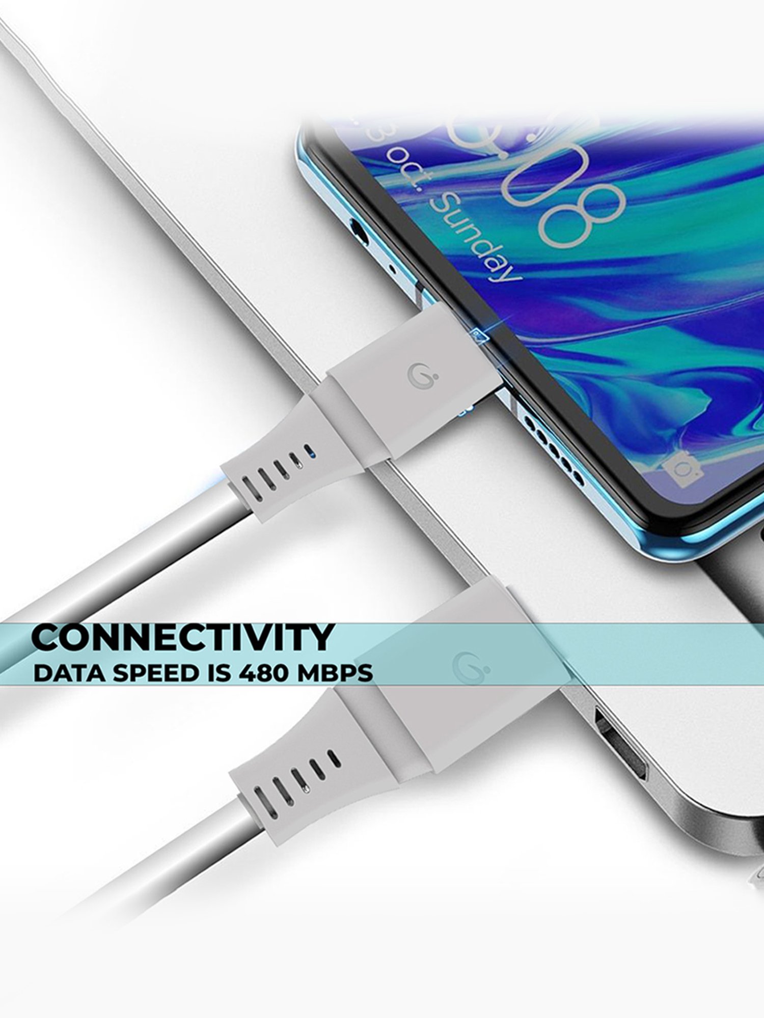 Onelife Cable 11 C to L, Type-C Cable (White)