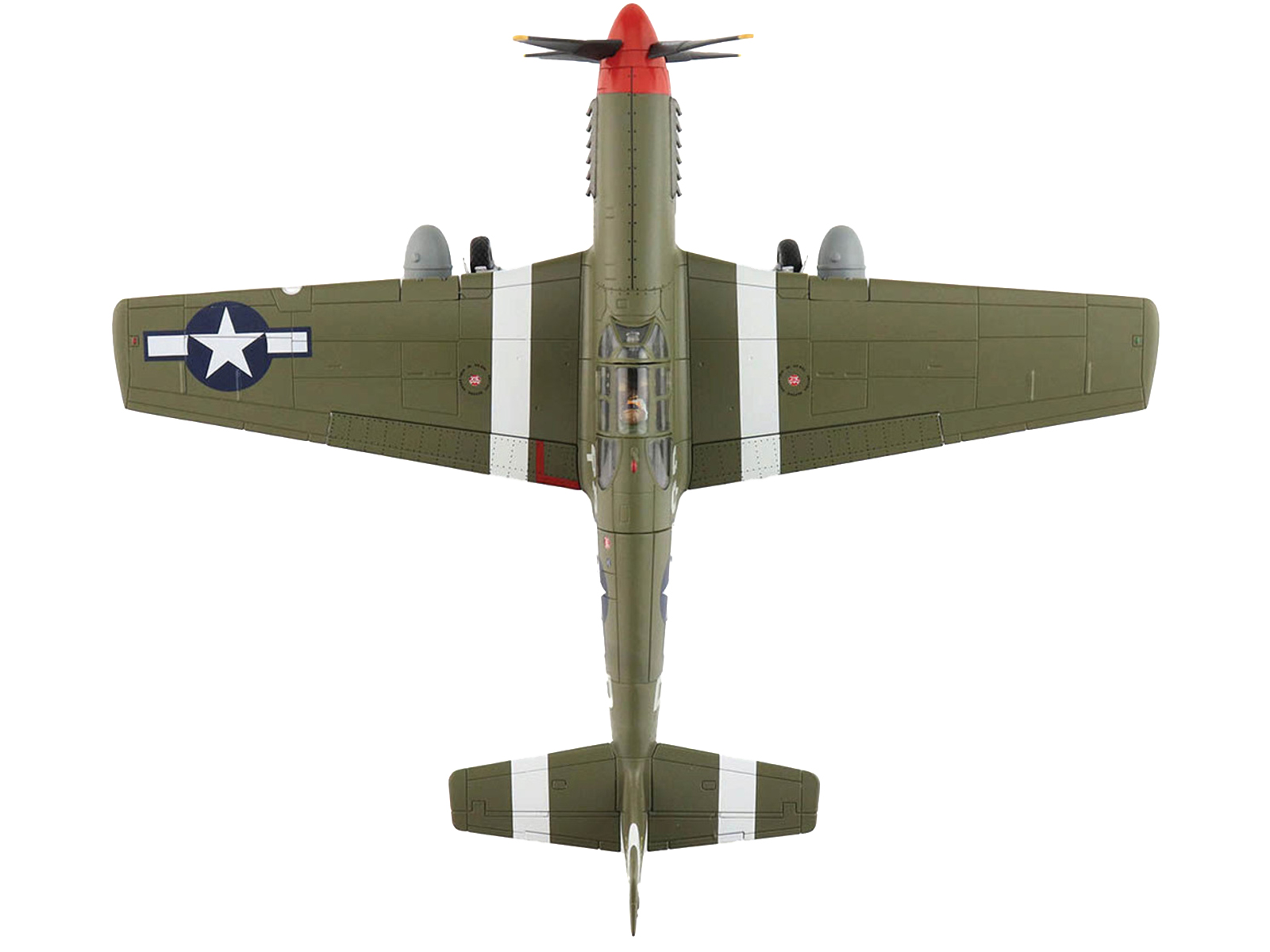 North American P-51D Mustang Fighter Aircraft "Lt. Col. McComas 118th Tactical Reconnaissance Squadron 23rd Fighter Group China" (1945) United States Army Air Force "Air Power Series" 1/48 Diecast Model by Hobby Master