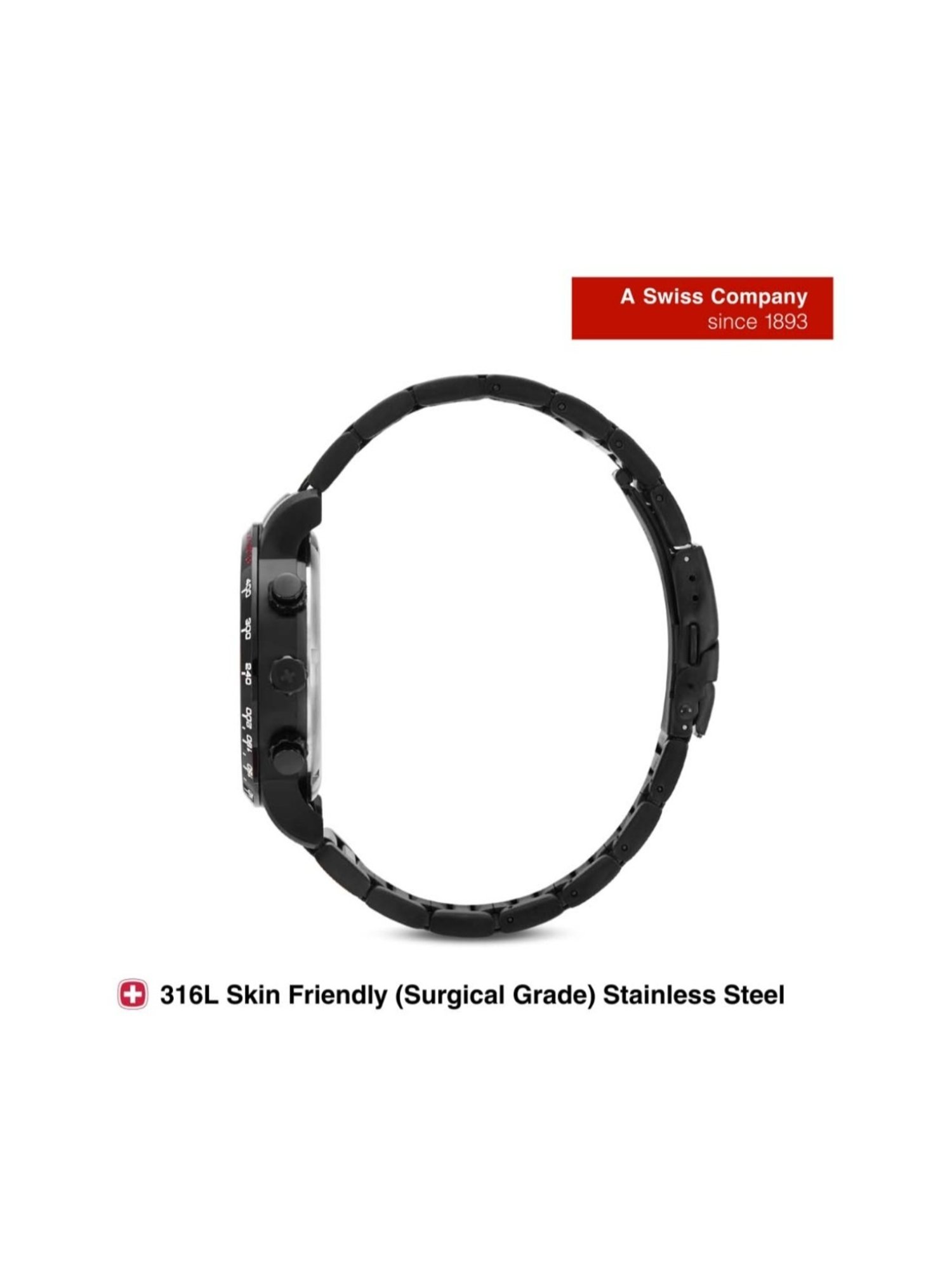 Wenger Swiss Made 01.1543.115 Attitude Chrono Analog Watch for Men