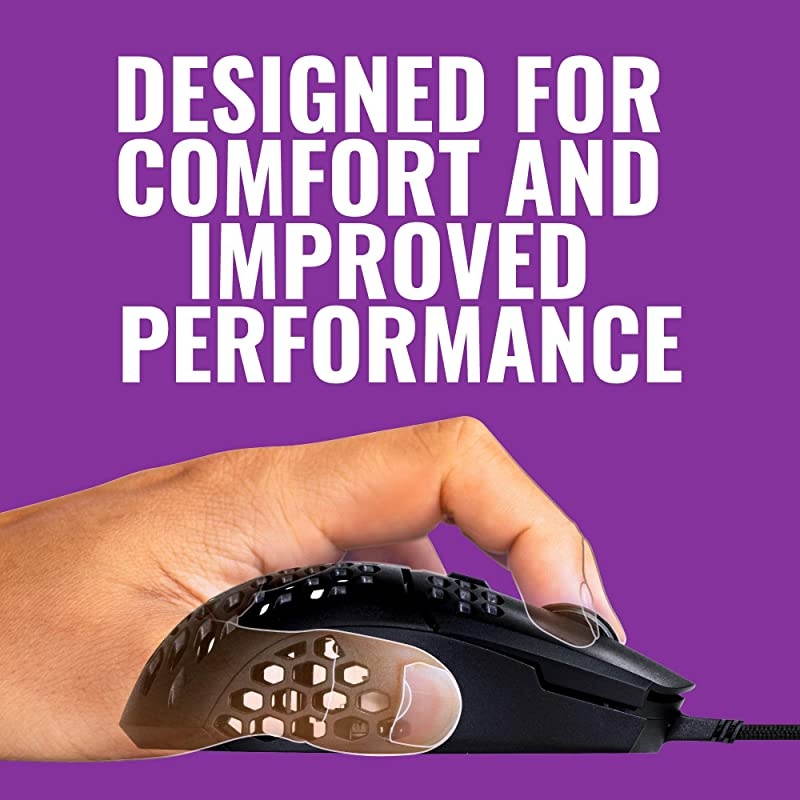 MM710 53G Gaming Mouse with Lightweight Honeycomb Shell, Ultralight Ultraweave Cable, Pixart 3389 16000 DPI Optical Sensor