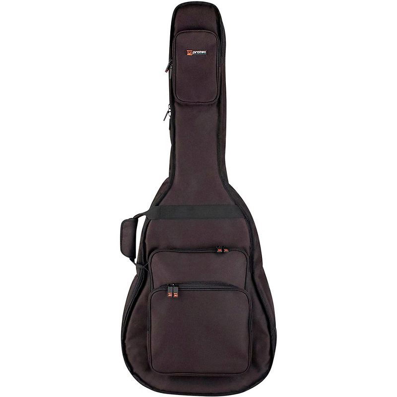 Protec Hollow Body Electric Guitar Gig Bag-Gold Series Black