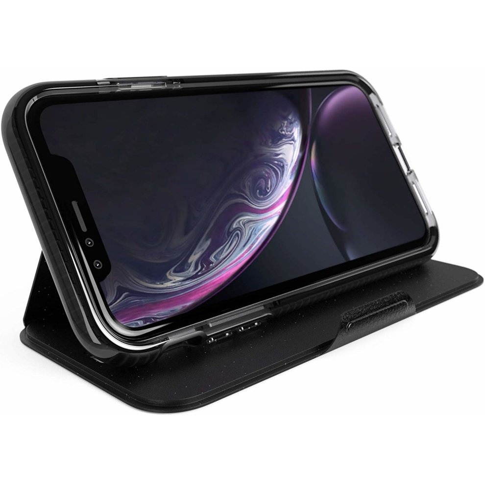 Tech21 Evo Wallet Case for Apple iPhone XR - Black