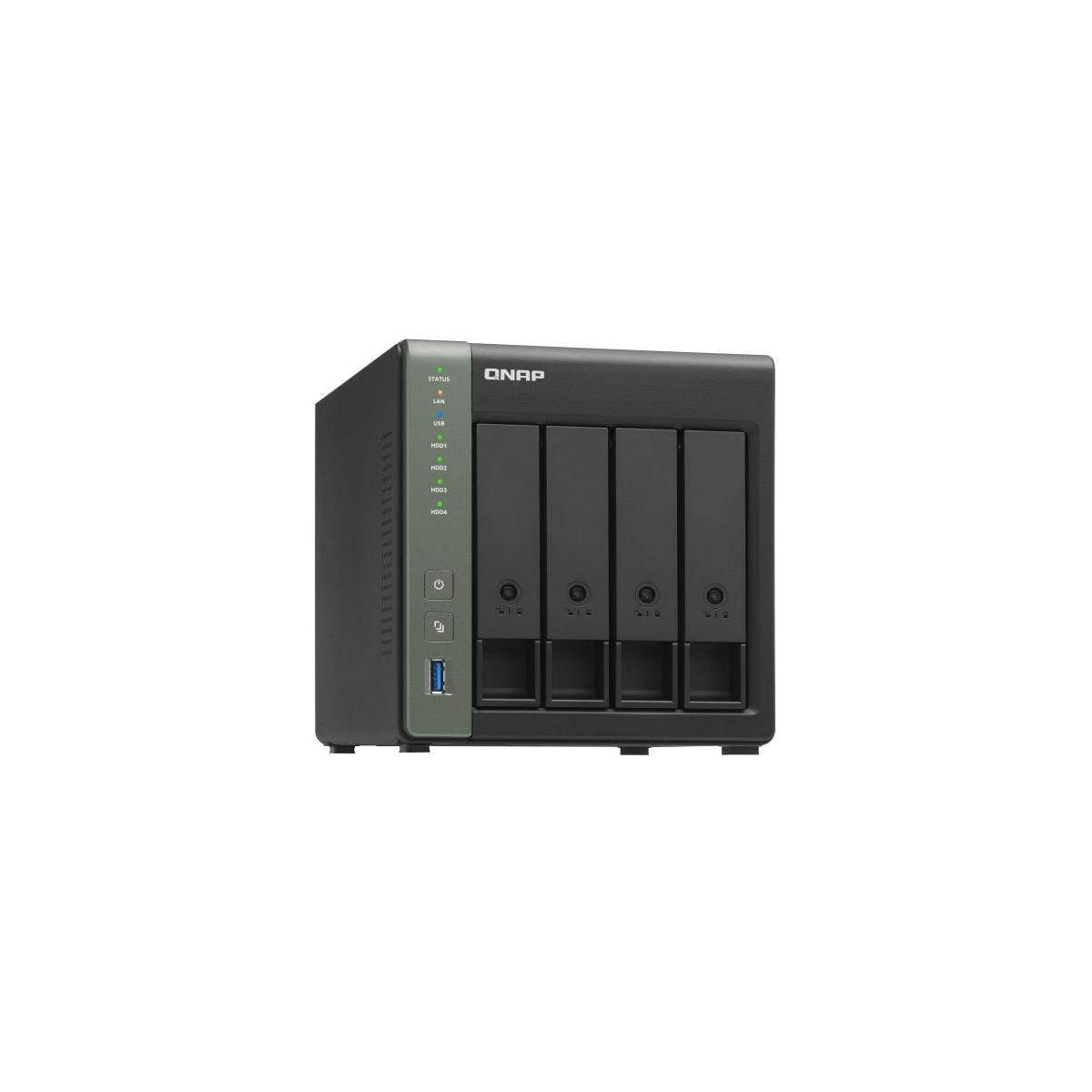QNAP TS-431X3-4G-US 4 Bay Diskless Desktop Network Attached Storage