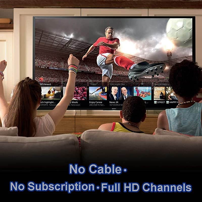 DVB66 Digital TV AntennaPortable Indoor Outdoor TV Antenna with Magnetic Base165ft Long CableOmnidirectional Receiving for 4K 1080P TVATSC Tuner