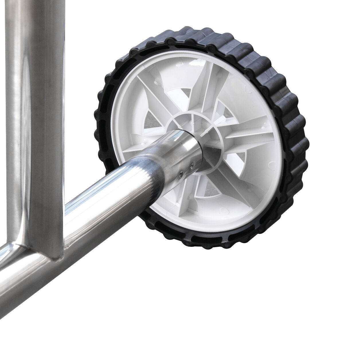 21 FT Long Swimming Pool Cover Reel  Aluminum Inground Solar Stainless Steel