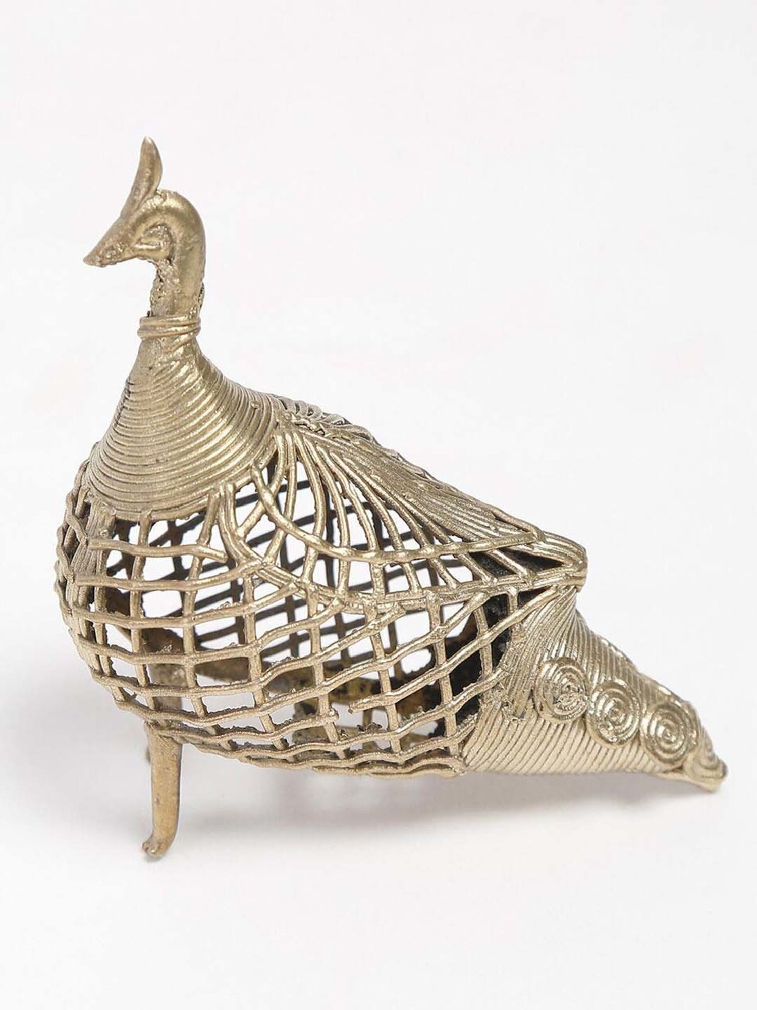 Fabindia Yatan Gold Metal Animal Centerpiece