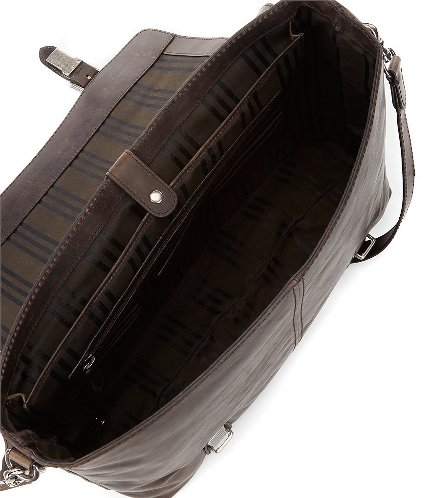 Frye Logan Top Handle Leather Briefcase