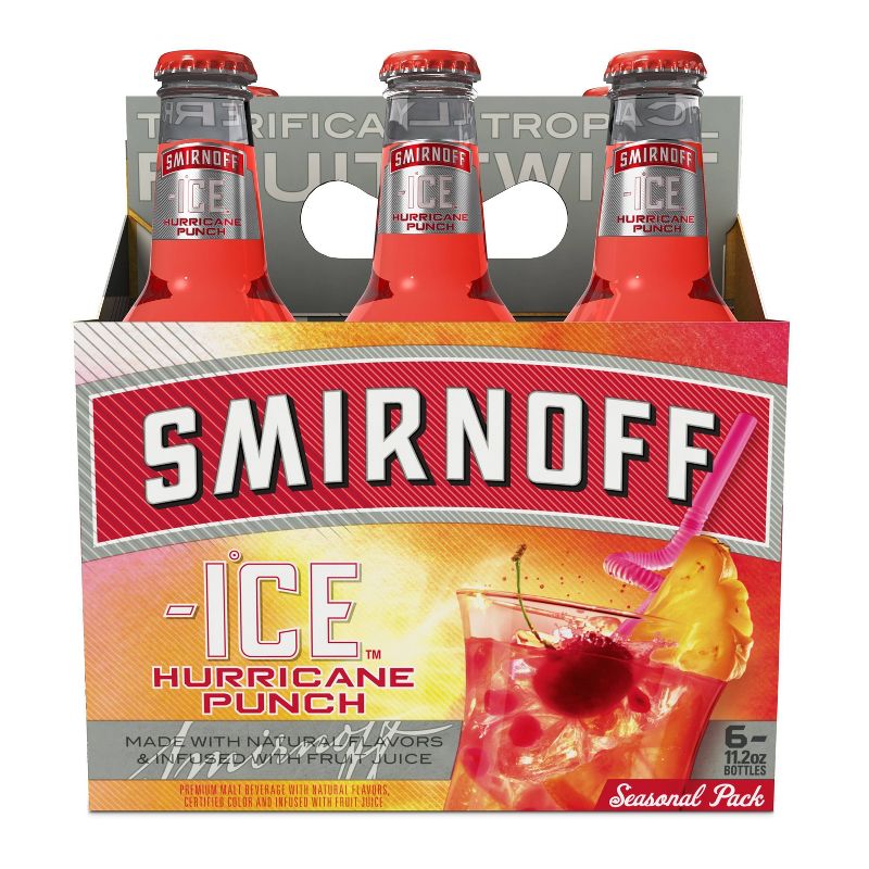 Smirnoff Ice Hurricane Punch - 6pk/11.2 fl oz Bottles