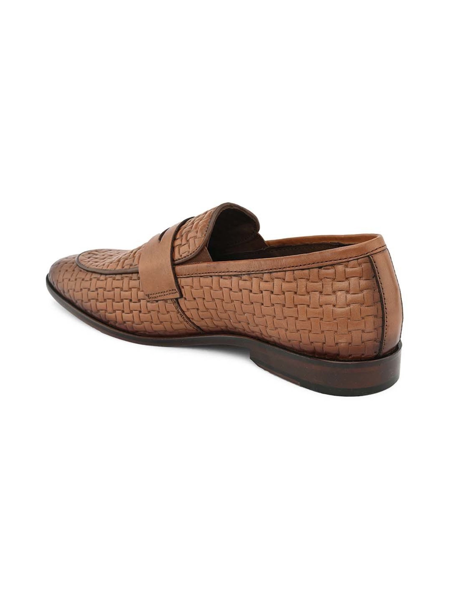 Pelle Albero Men's Tan Formal Loafers
