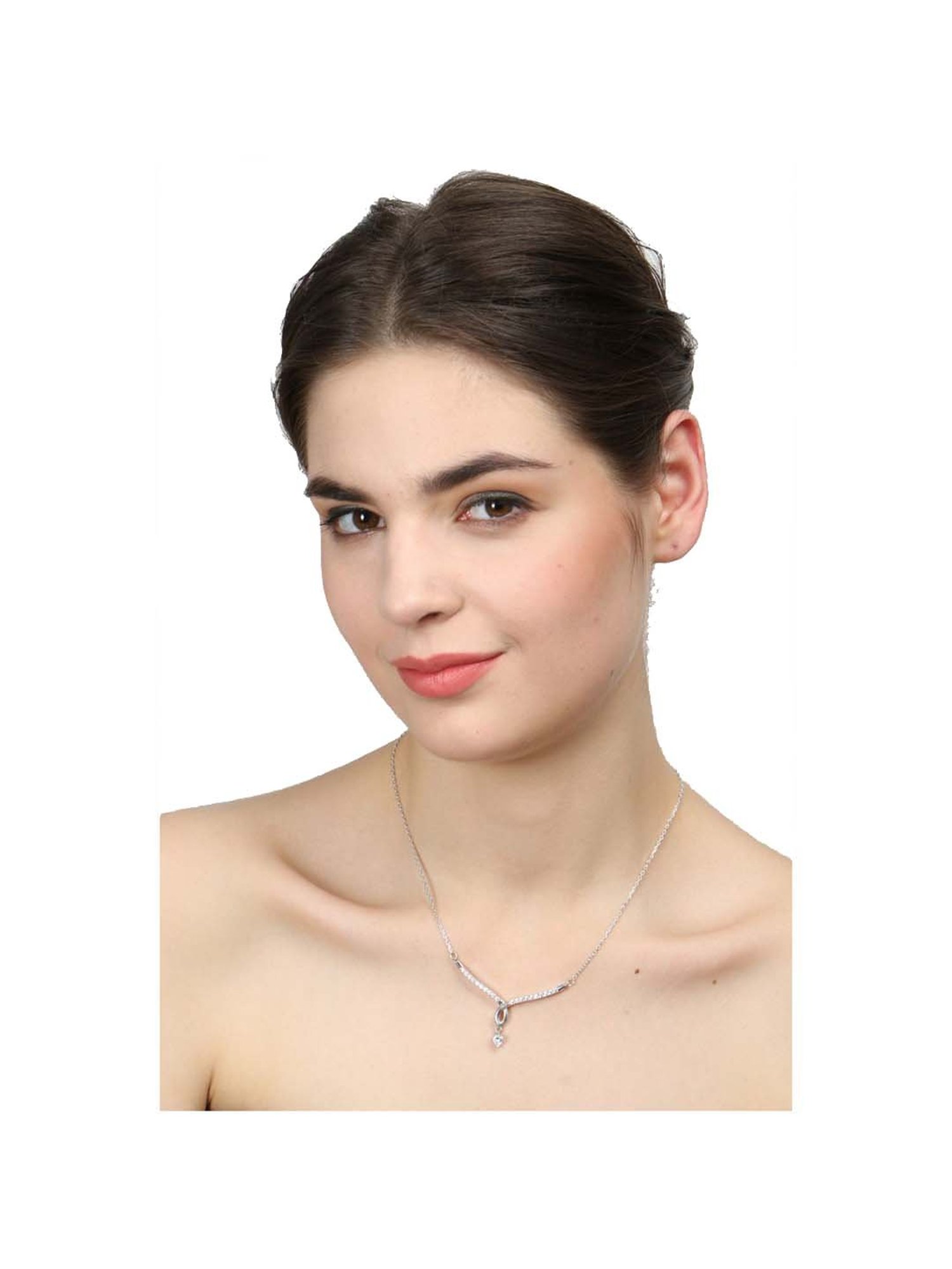 Clara Mila 92.5 Sterling Silver Pendant with Chain