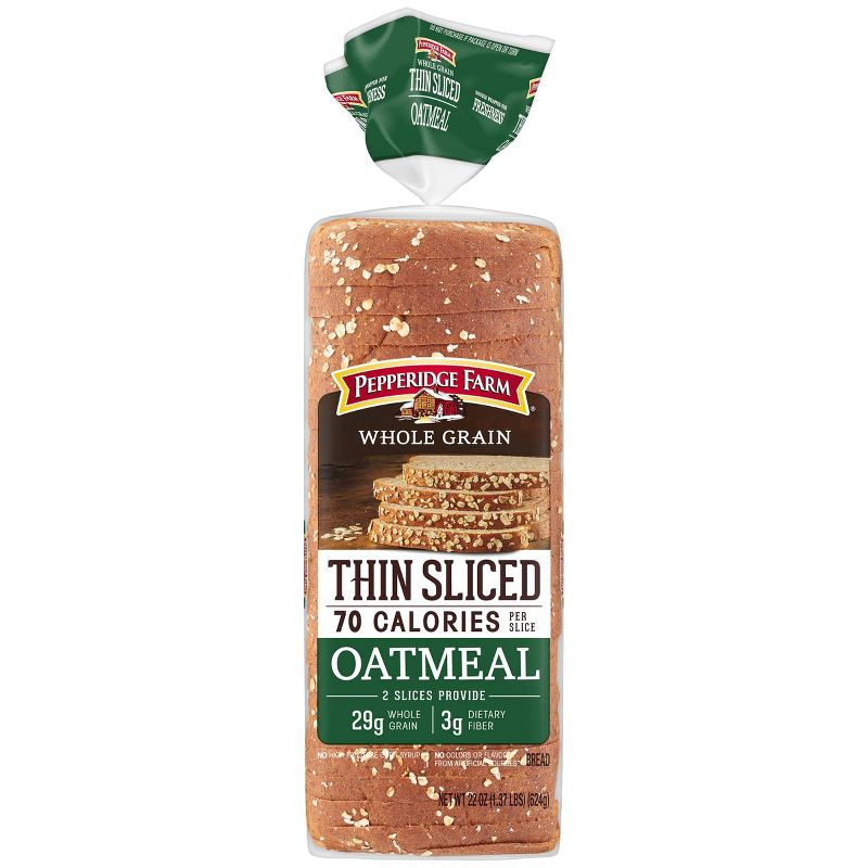 Pepperidge Farm Whole Grain Oatmeal Thin Sliced Bread - 22oz