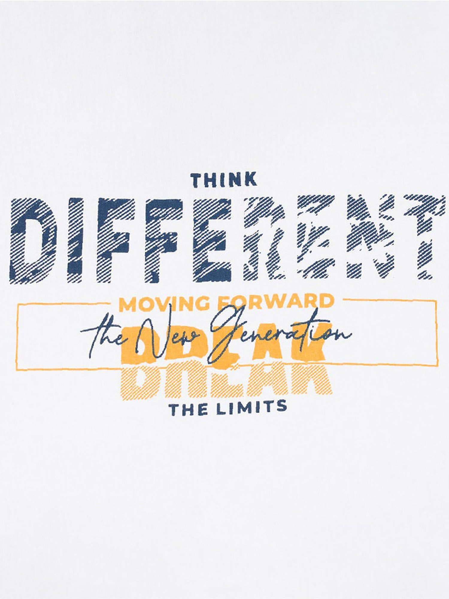 Edheads Kids White Cotton Printed T-Shirt