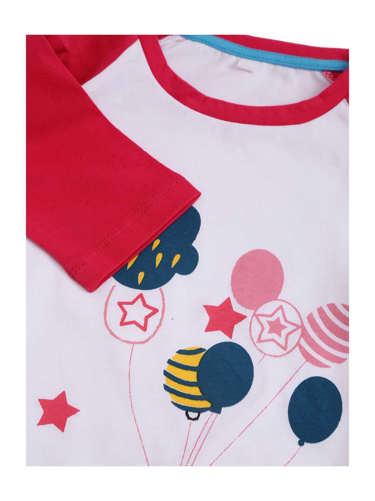 Kids Craft Multicolor Printed T-Shirt with Pyjamas