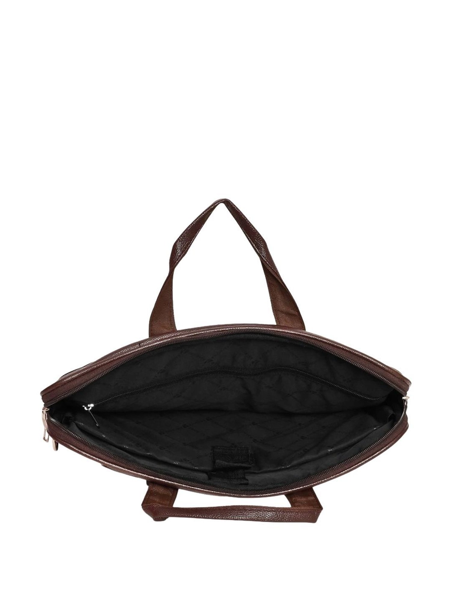 Priority Brown Synthetic Large Messenger Bag