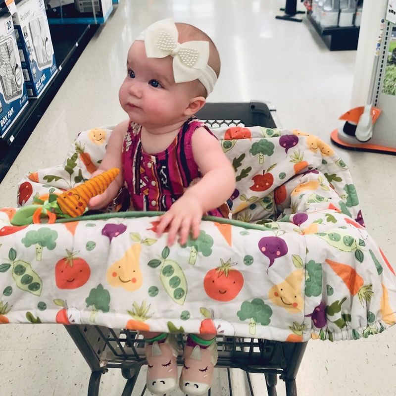 Boppy Shopping Cart and Restaurant High Chair Cover - Farmers Market