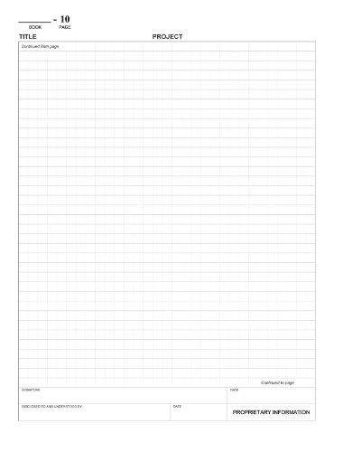 BookFactory Blue A4 Lab Notebook - 312 Pages (5mm Grid Format), A4-8.27 x 11.69 (21 cm x 29.7cm), Blue Cover, Smyth Sewn Hardbound Laboratory Notebook (LIRPE-312-4GR-A-LBT1)