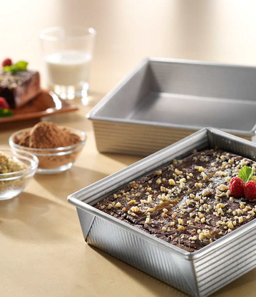 Usa Pan Heavy Duty 8#double; Square Cake Pan