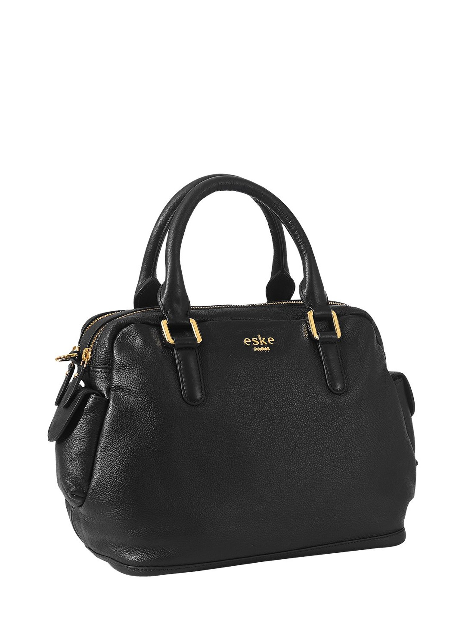 Eske Black Medium Handbag