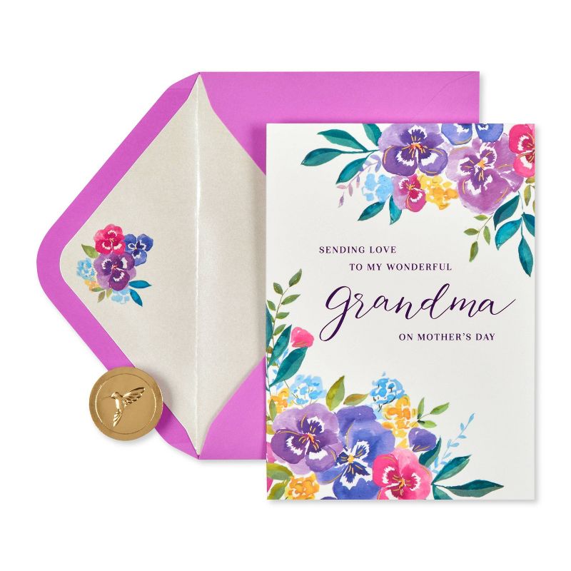 Mothers Day Greeting Card Watercolor Floral - PAPYRUS