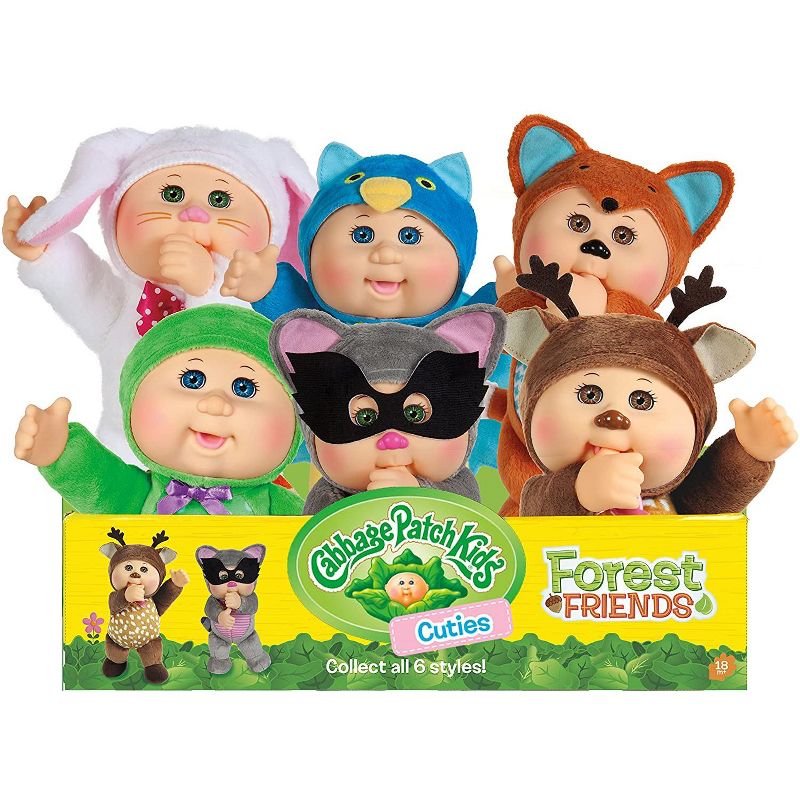 Jazwares Cabbage Patch Kids Cuties Collection, Ruby Fox 9"