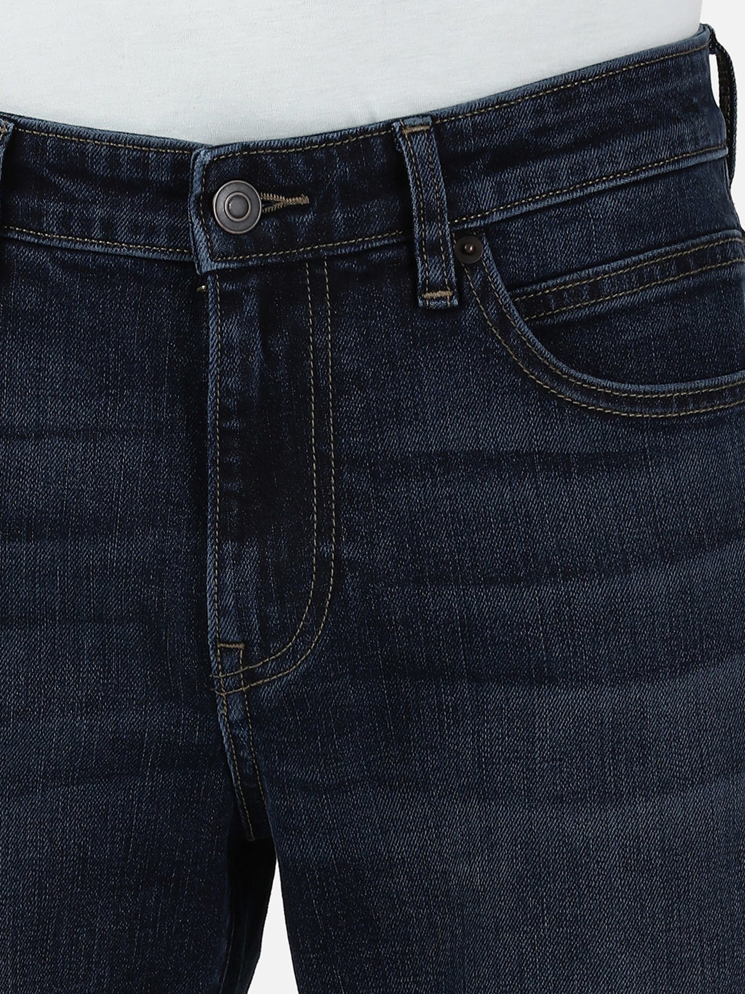 Passion Dark Blue Lightly Washed Jeans