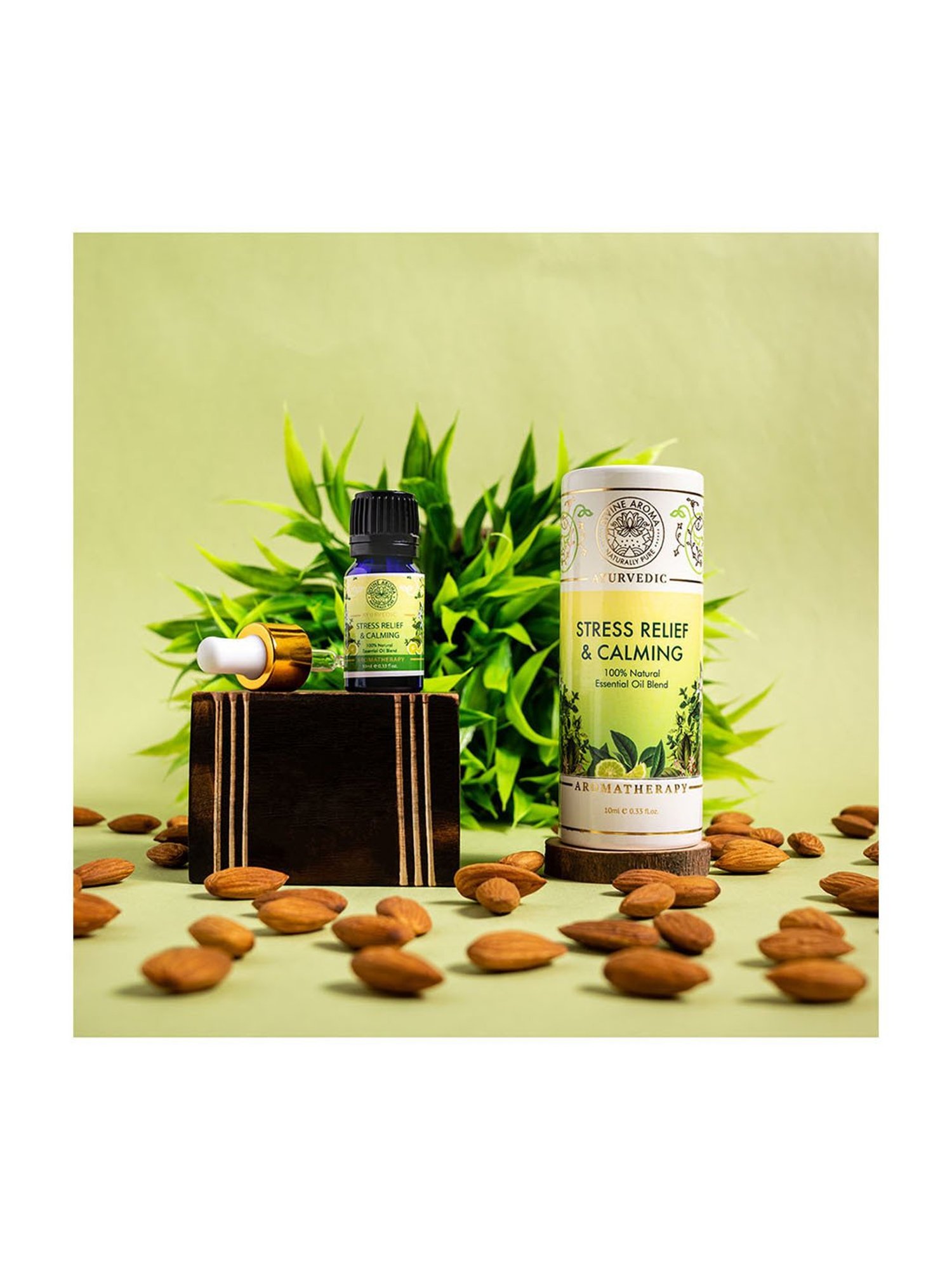 Divine Aroma Stress Relief and Calming Essential Oil Blend - 10 ml