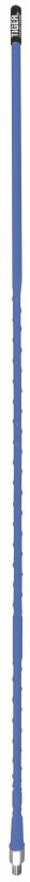 Everhardt TSM2-BL 2 ft. 0.75 Wave CB Antenna with Weather Trap & 0.38 x 24 in. Threaded Base, Blue