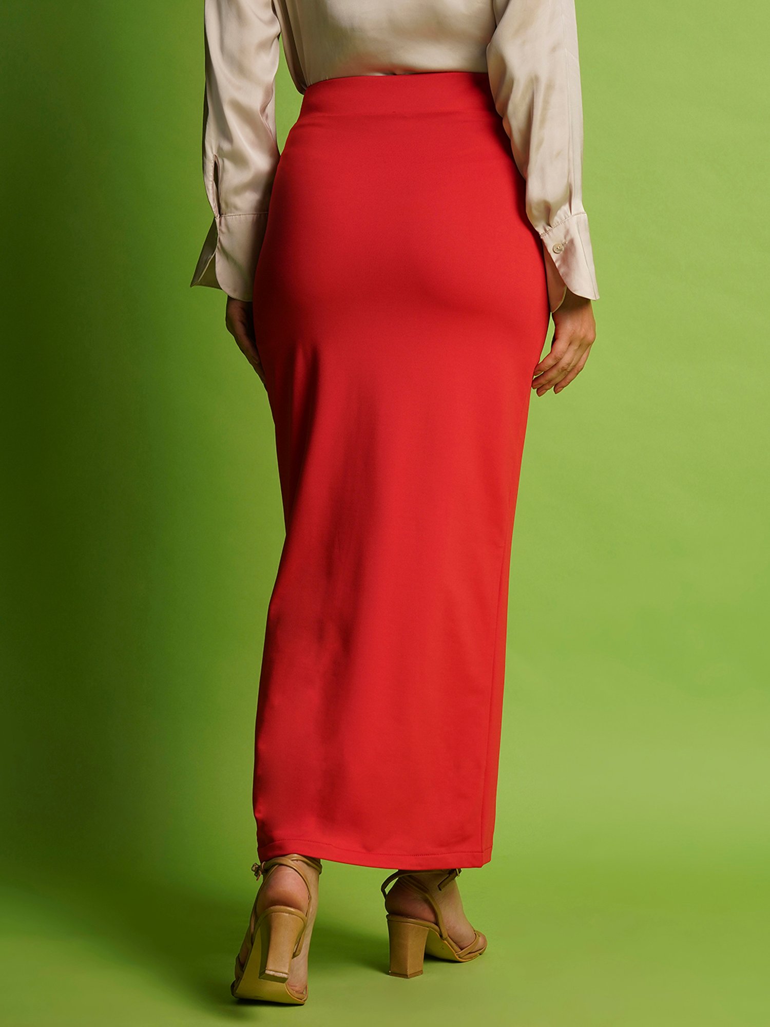 Globus Red Maxi Skirt