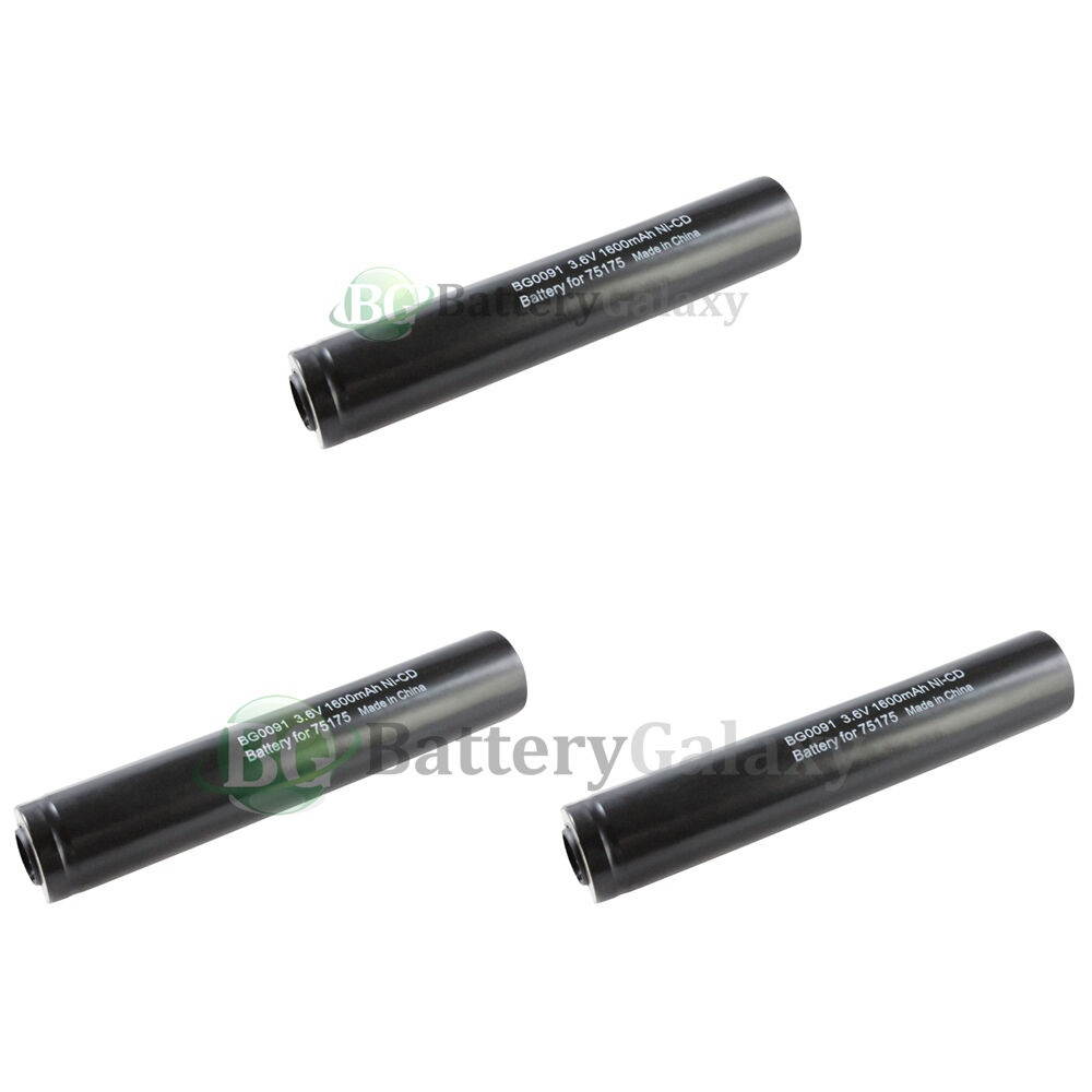 3 NEW Rechargeable Battery for STREAMLIGHT STINGER Flashlight 3 Sub C 500+SOLD