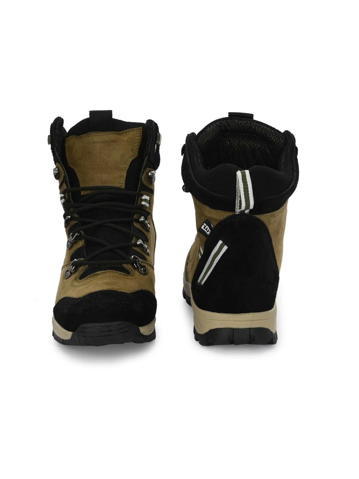 Eego Italy Men's Olive & Black Outdoor Shoes