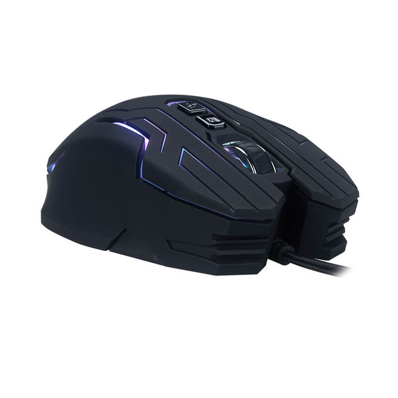 RGB Gaming Mouse Wired Programmable Ergonomic USB Mice 4800DPI, 7 Buttons for Laptop PC Gamer Computer Desktop