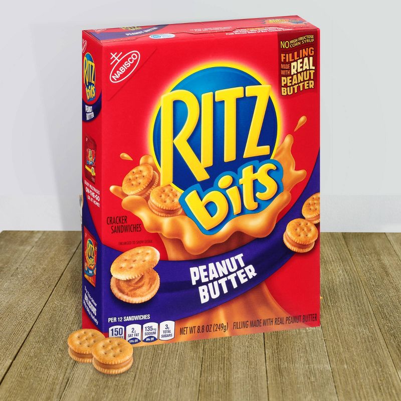 Ritz Bits Cracker Sandwiches with Peanut Butter - 8.8oz