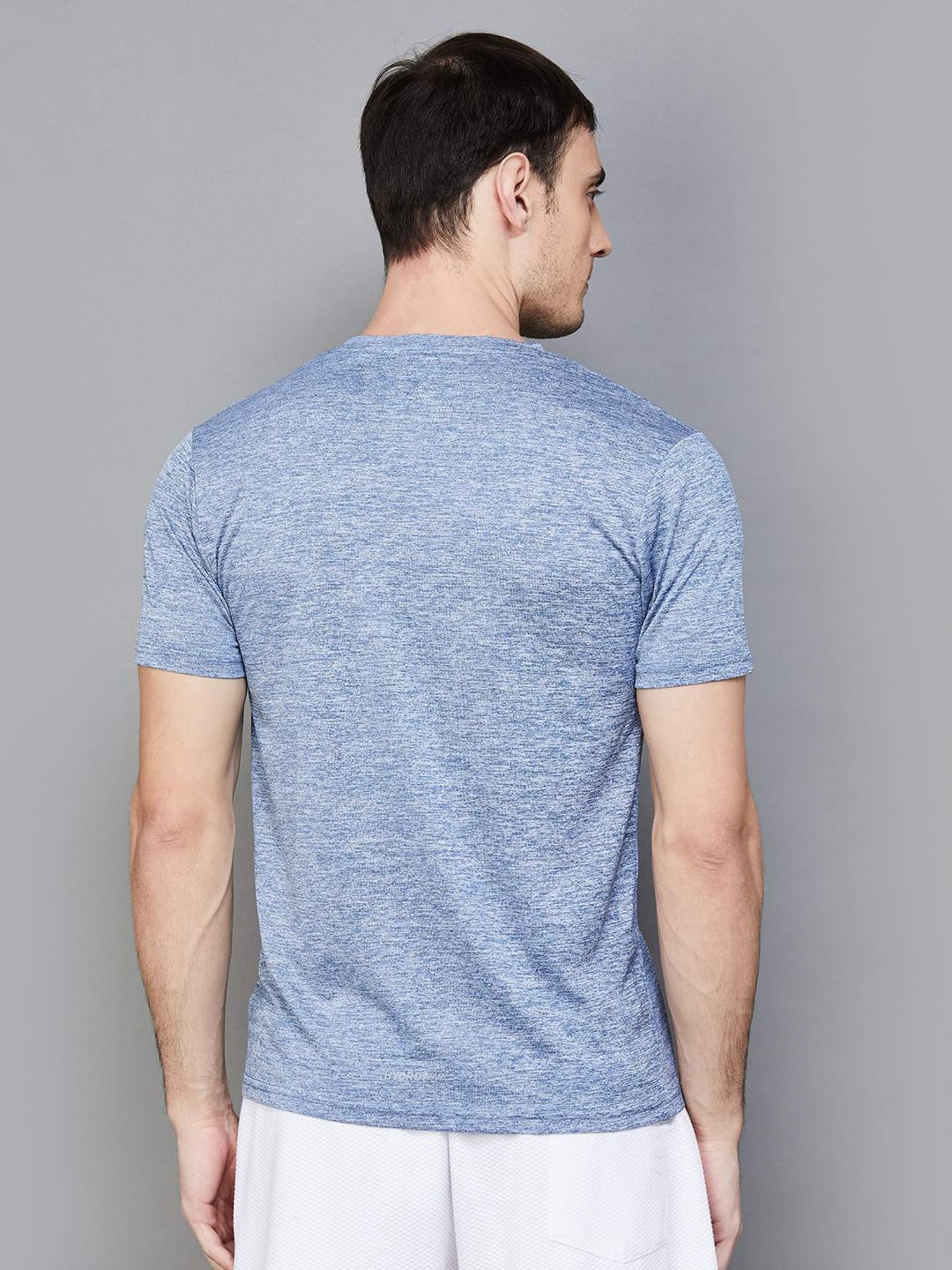 KAPPA Blue Regular Fit Sports T-Shirt