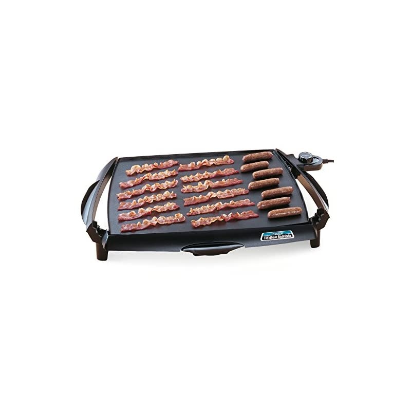 07046 Tilt 'n Drain Big Griddle Cool-Touch Electric Griddle