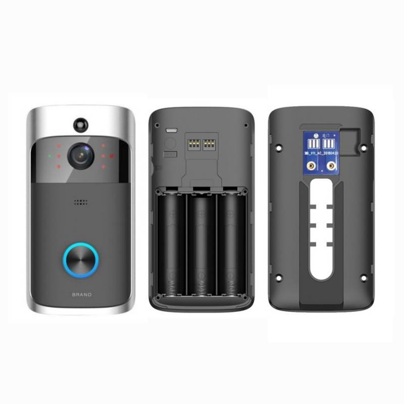 Two-Way Door Bell WiFi Wireless Video PIR Doorbell Talk Security Smart HD Camera