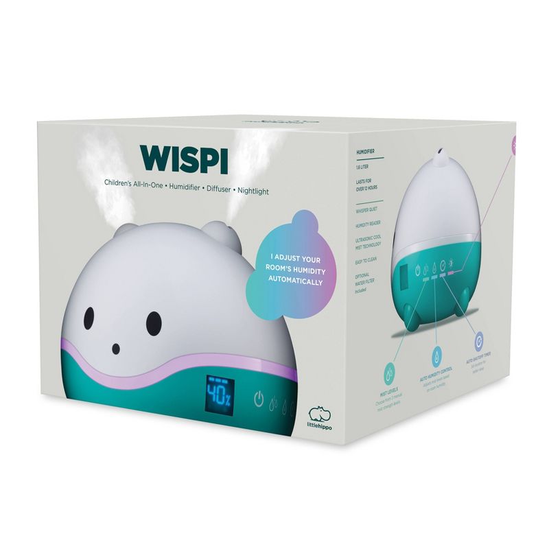 Wispi Humidifier Essential Oils Diffuser and Night Light for Kid's - LittleHippo