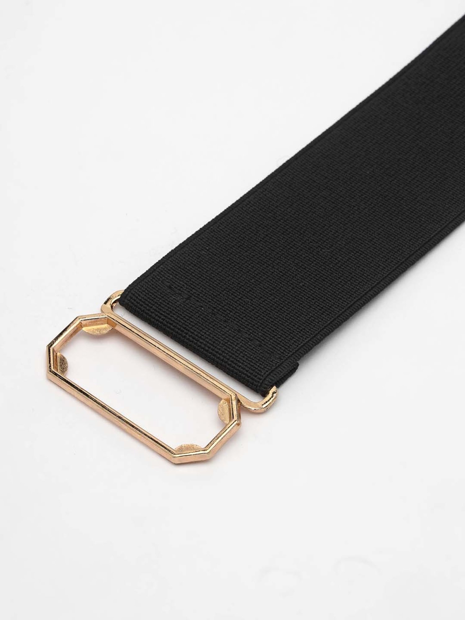 NVR Circular Gold Plated Adjustable Broad Belt for Women