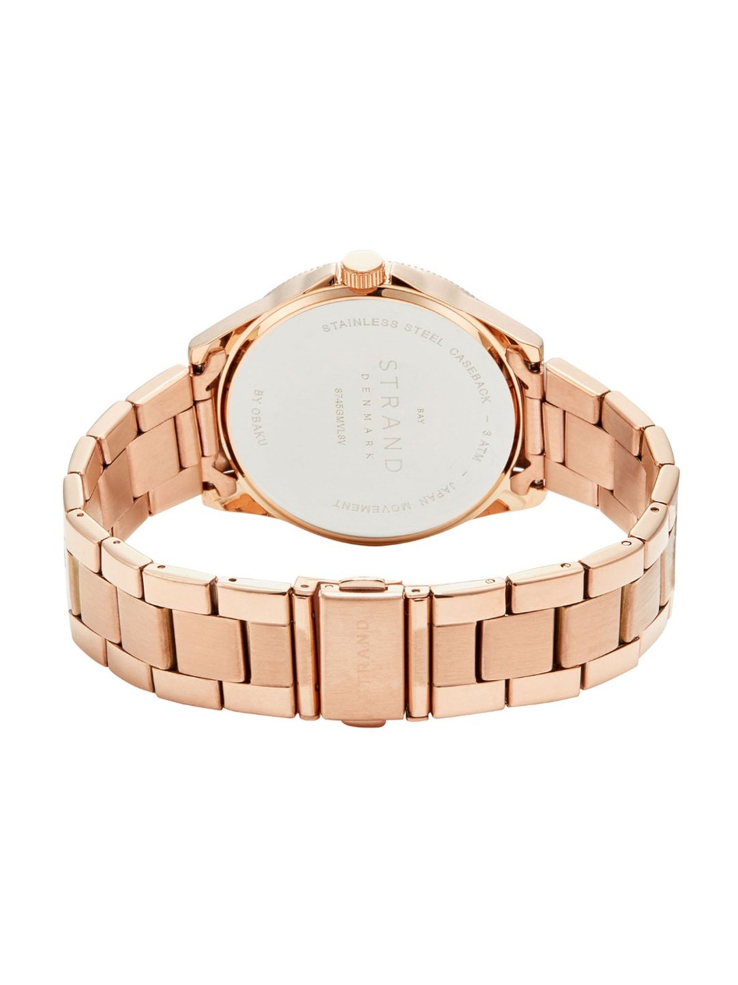 STRAND by Obaku S745GMVLSV Bay Lapis Multifunction Watch for Men