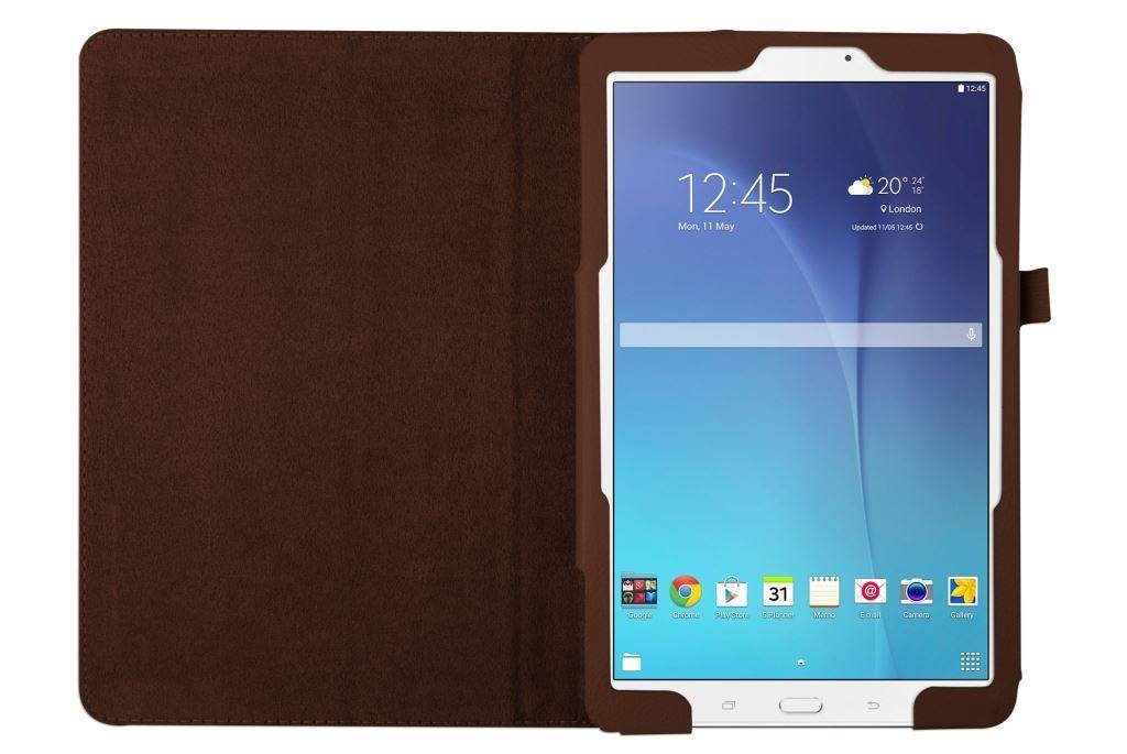 Hellfire Trading Magnetic PU Leather Case for Samsung Galaxy Tab E T560 9.6" - Light Blue