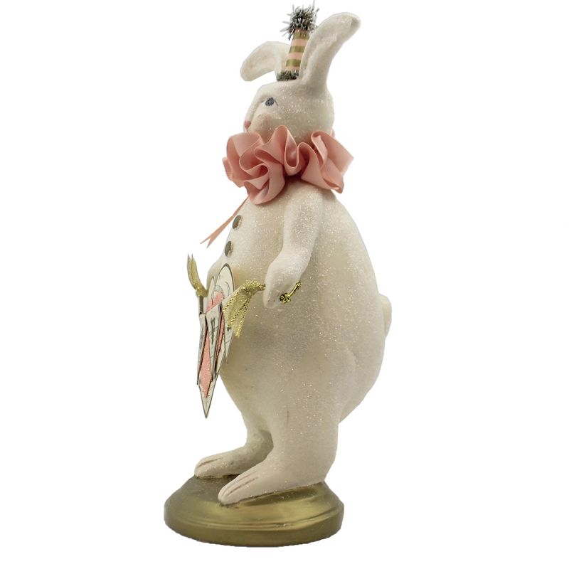 Heather Myers 9.25" Andre Valentines Day Rabbit Heart  -  Decorative Figurines