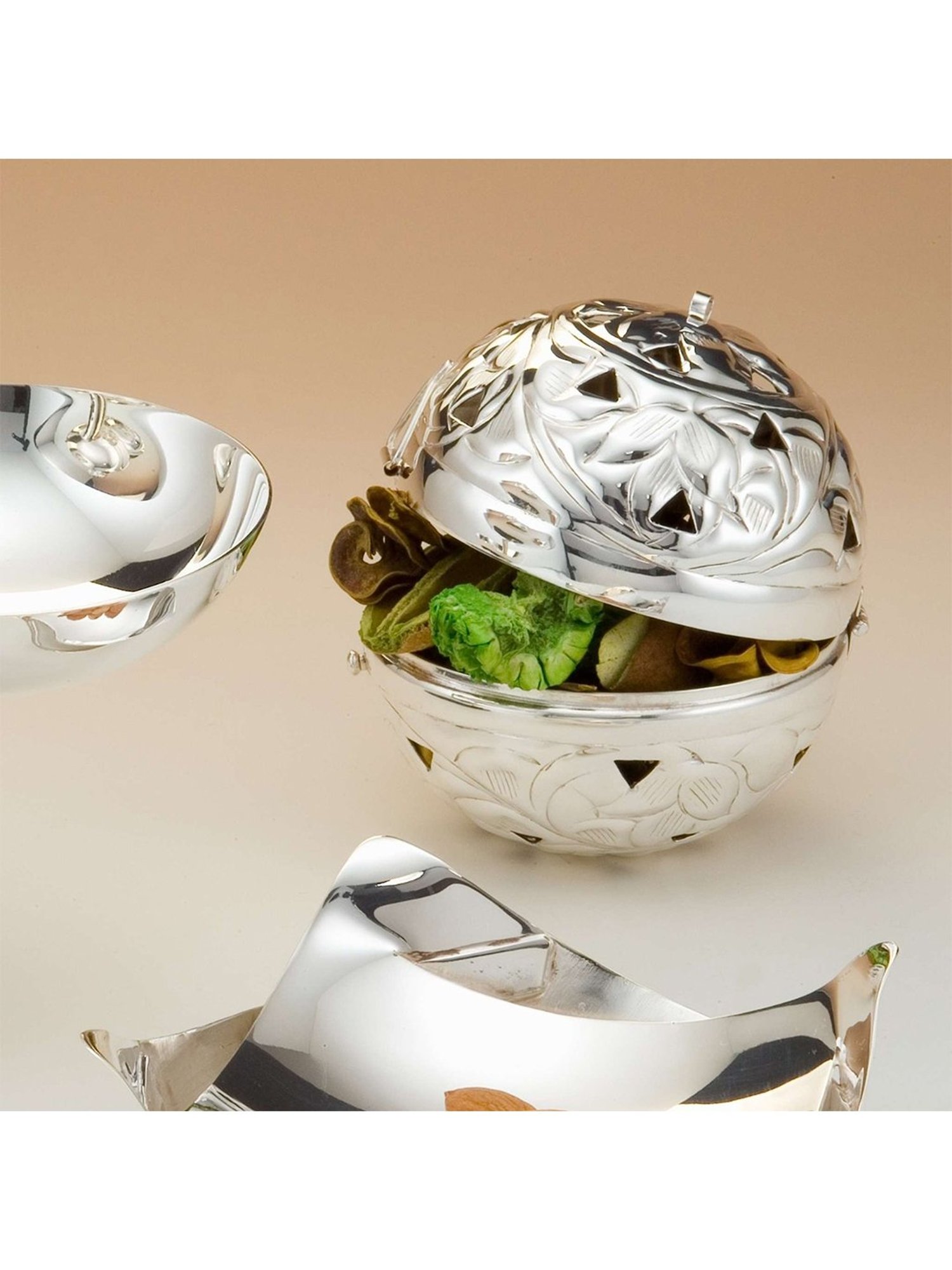 Episode Silver Plated Potpourri Ball