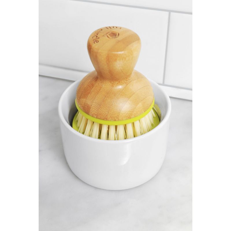 Full Circle Bubble Up Soap Dispenser and Dish Brush Set