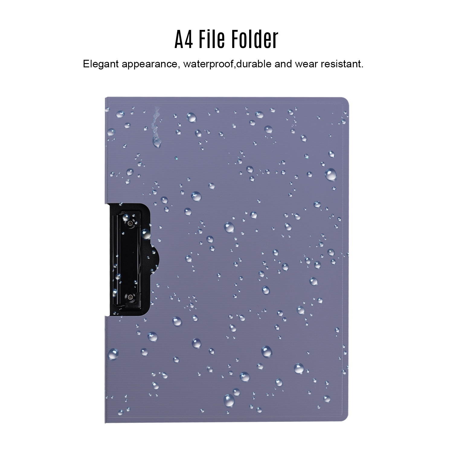 A4 Letter Size Clipboard Colorful File Cover Folder Document Organizer Storage Writing Pad Stationery for School Office Business Meeting