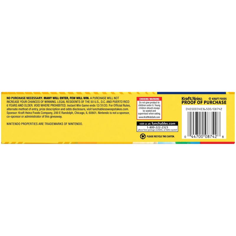 Oscar Mayer Lunchables Turkey & Low Fat Cheddar Cheese Meal Combinations - 8.9oz