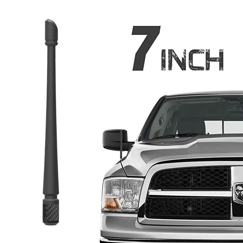 Antenna Compatible with 20122020 Dodge Ram 1500 | 7 inches Rubber Antenna Replacement | Designed for Optimized FMAM Reception