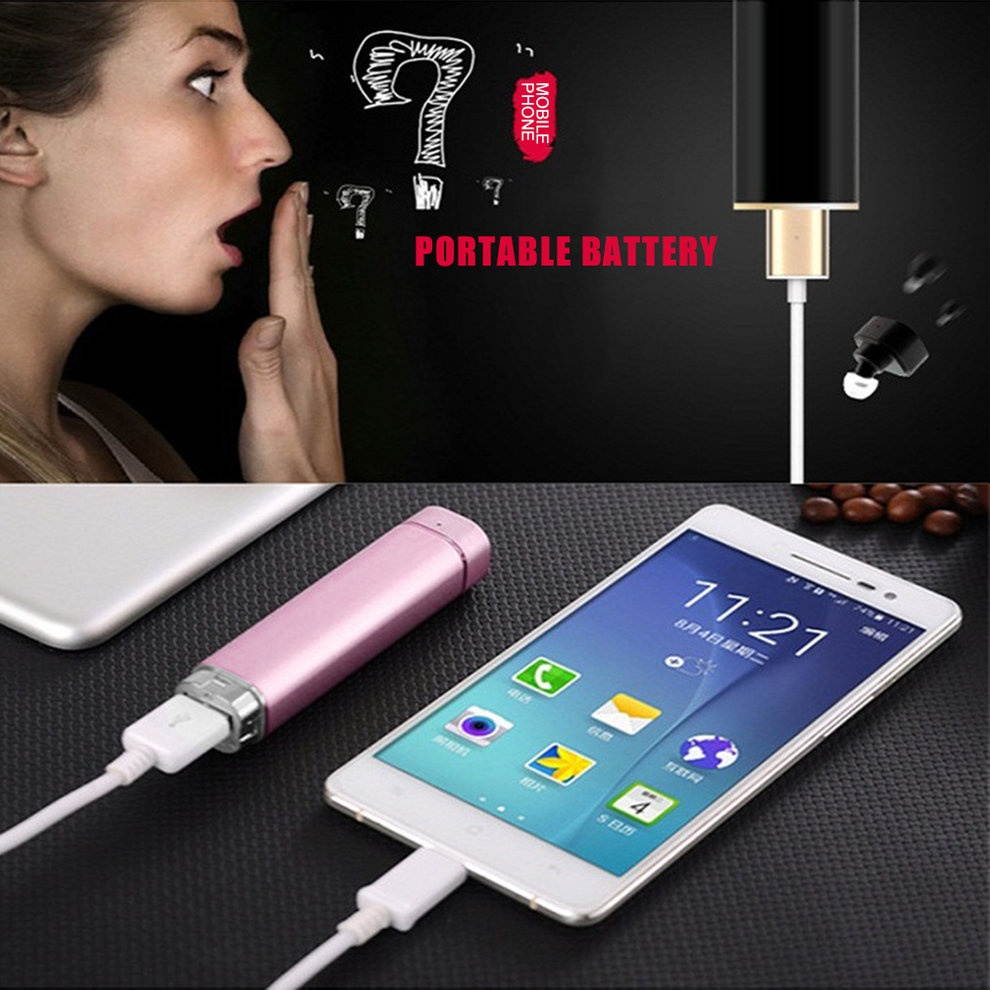 Earpiece 2 In1 Wireless V4.1 Super Stereo Bass Earphone Wireless Earbuds,pink