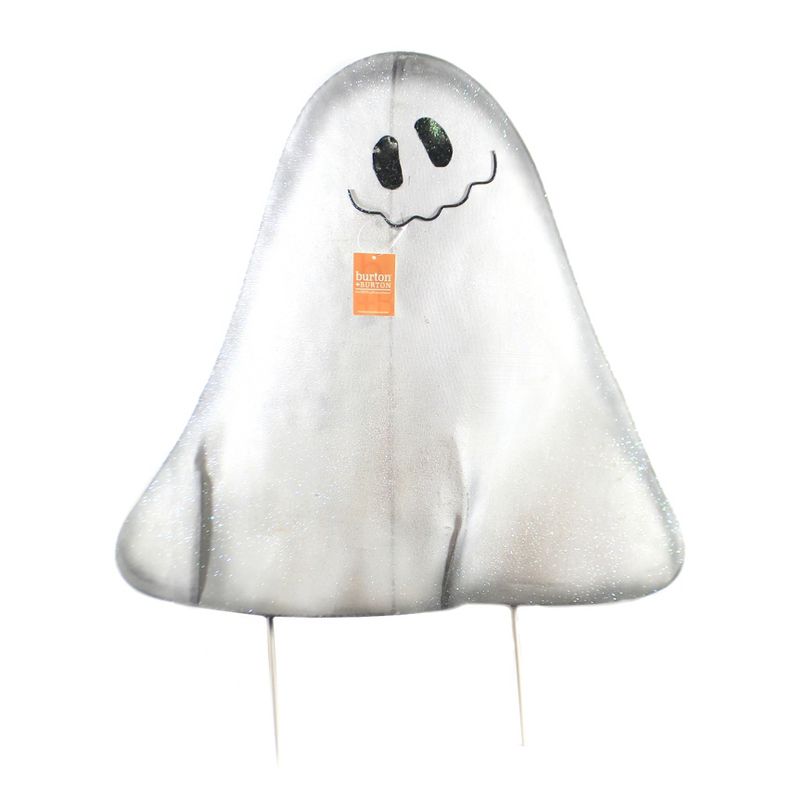 Halloween 21.5" Mesh Ghost Yard Stake Lg Spirit Outside  -  Decorative Garden Stakes