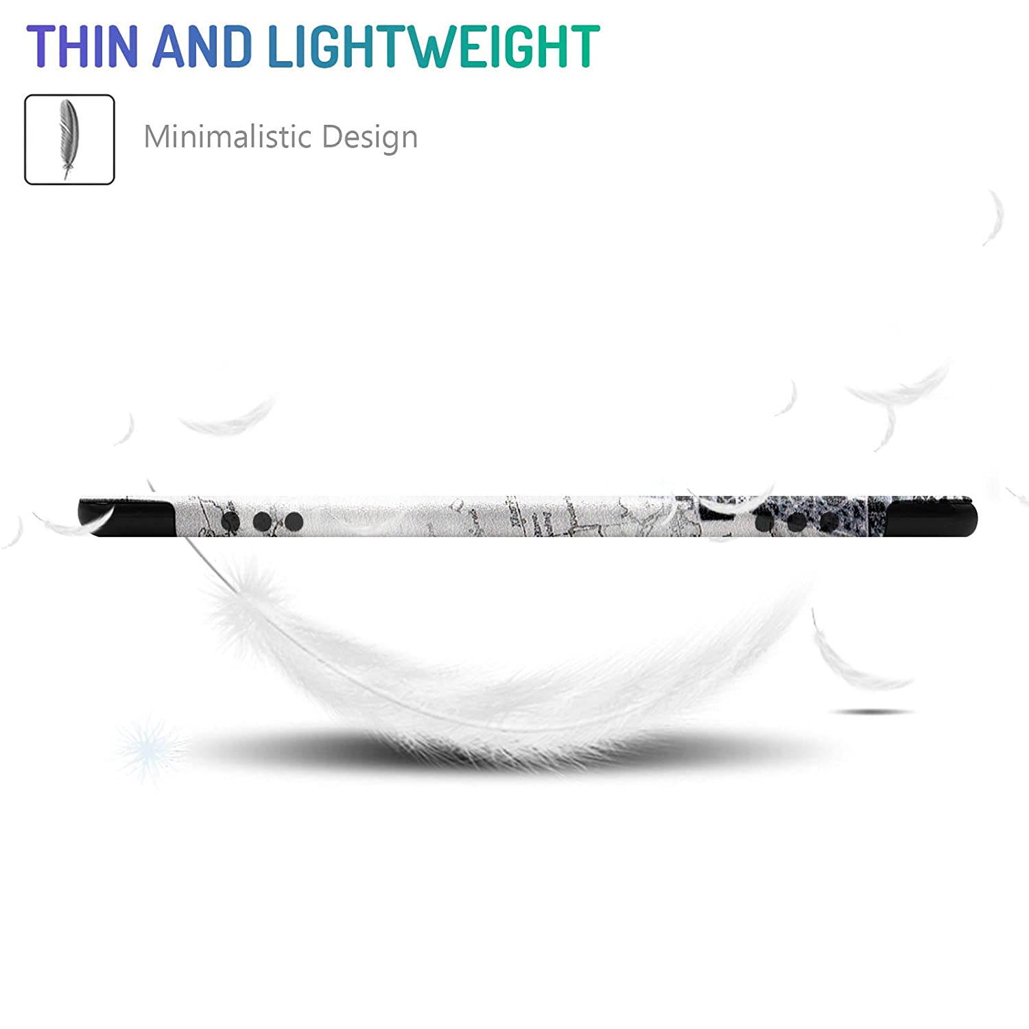 Dteck Case for Huawei MediaPad M6 10.8 Case, Lightweight Smart PU Leather Shell Trifold Stand Protective Cover with Auto Wake/Sleep Function for MediaPad M6 10.8 Inch 2019 Release Tablet, Tower