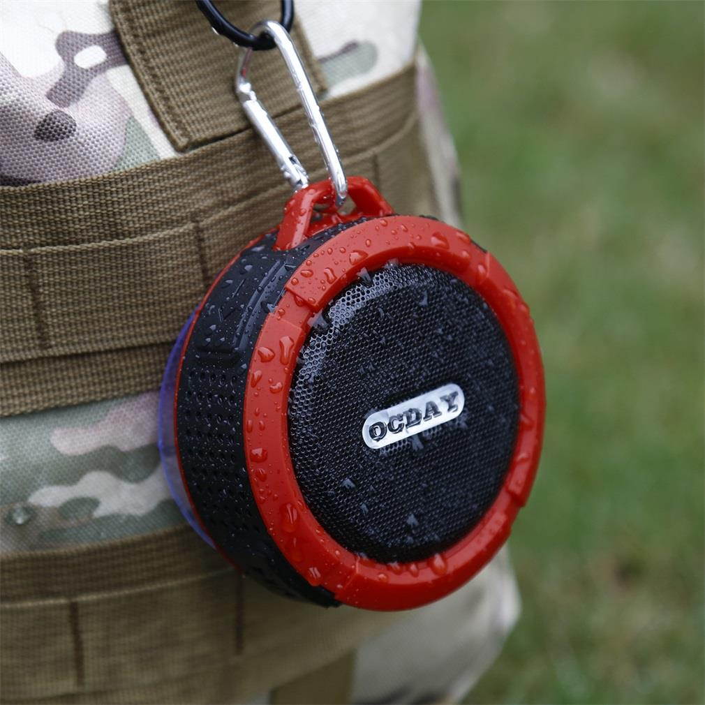 OCDAY C6  Wireless Bluetooth Speaker With Calls Handsfree and Suction Cup
