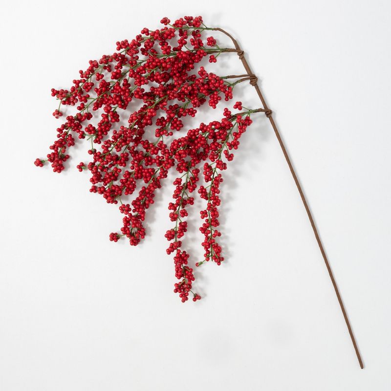 Sullivans Hanging Berry Artificial Stem 31"H Brown